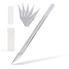 Metal Carving Dessert Cutting Paper Art Handmade Modeling Graver (Color: silver)